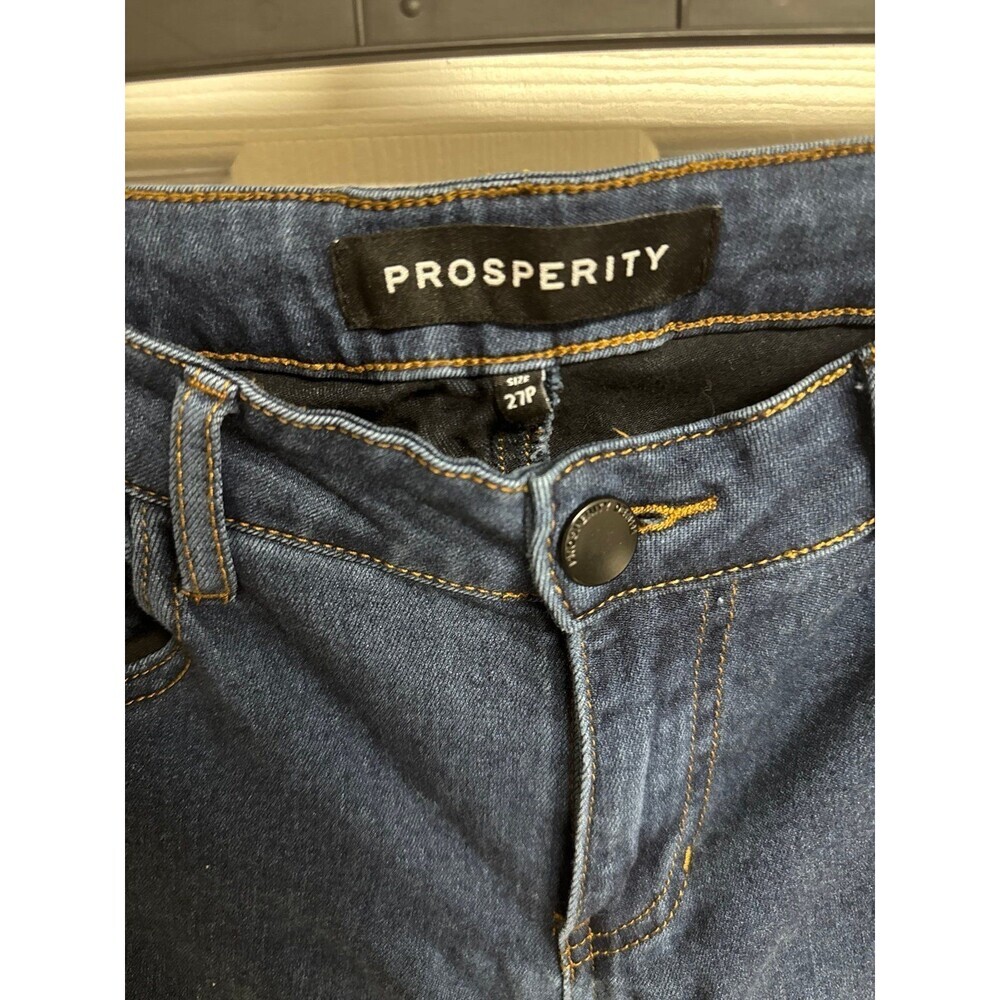 Size 27 (4-6) Prosperity Dark Wash Denim Boot Cut Jeans - Picture 2 of 3